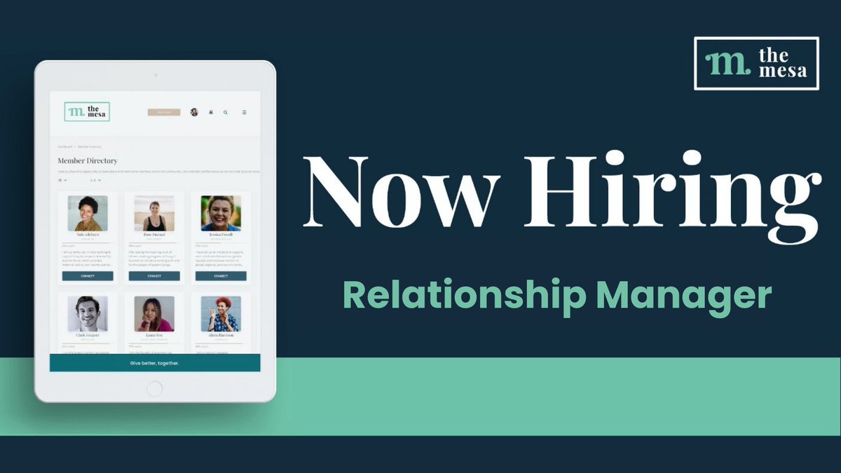 Do you have experience managing clients and stakeholders? Are you looking for a new challenge in the social impact sector? 👩🏾‍💻👨🏽‍💻

We're looking for a new Relationship Manager to join our B2B tech for good startup!

🔗bit.ly/3Ds6PTh