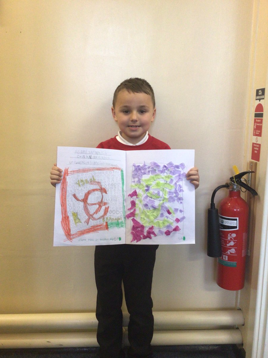 YsgolEmmanuel's tweet photo. Well done Leo, 3G for designing a beautiful Roman mosaic of our school logo. Here he is with his headteacher award. Da iawn Leo. ⭐️ https://t.co/axpYXxaEB7