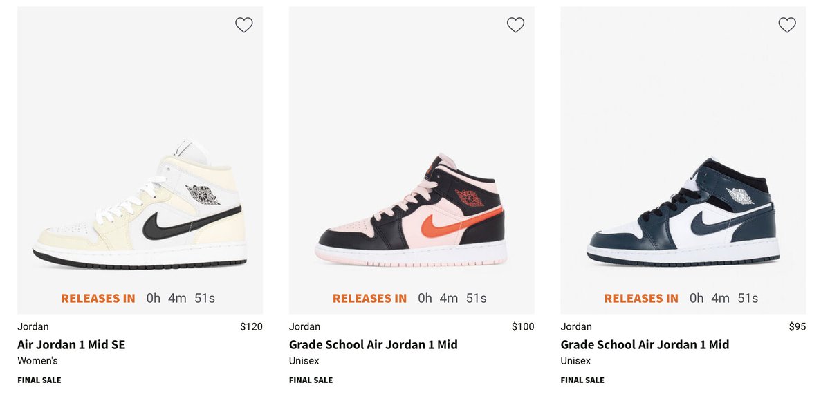 sneakerhuddle's tweet photo. ALMOST LIVE ⚡️
Air Jordan 1 Mid's 

https://t.co/R7ROrSuYn9

#AD https://t.co/KTxGUEAVCM