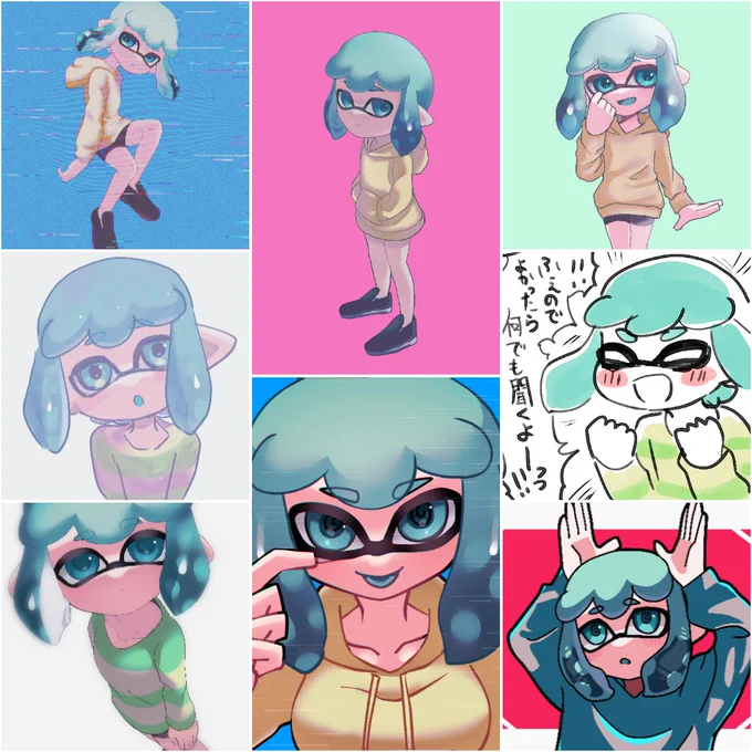 #今月描いた絵を晒そう 