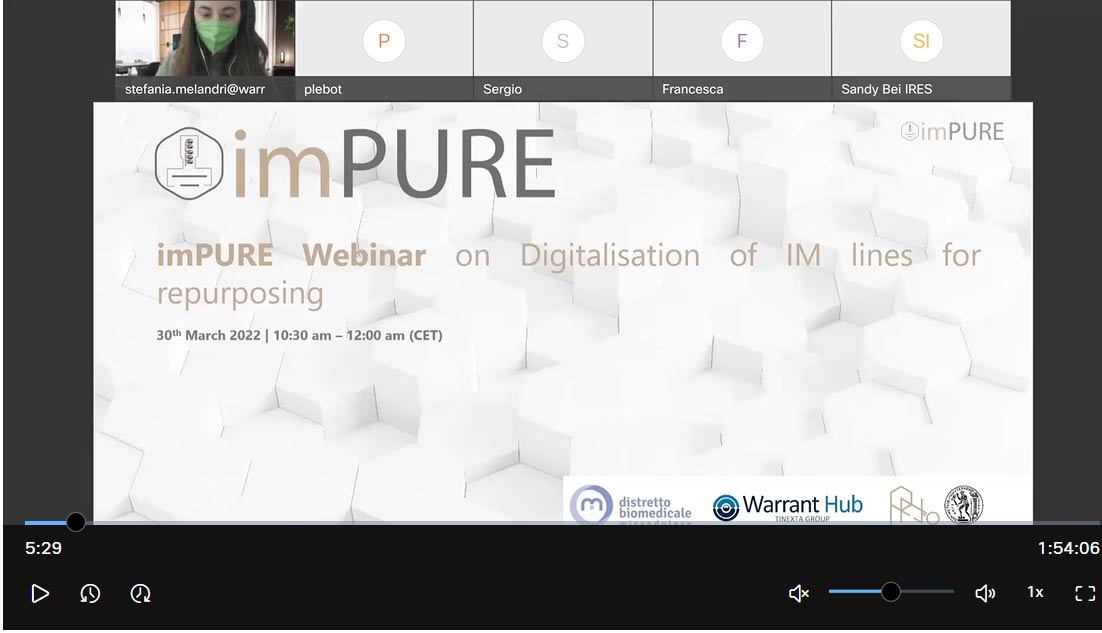 impure_project's tweet photo. 🎬In case you missed the super-interesting #imPURE's webinar of today we strongly recommend you to watch it directly on Project's website.
You can watch the recording here: https://t.co/IxrCC3jS3u https://t.co/hemEfVqoWl