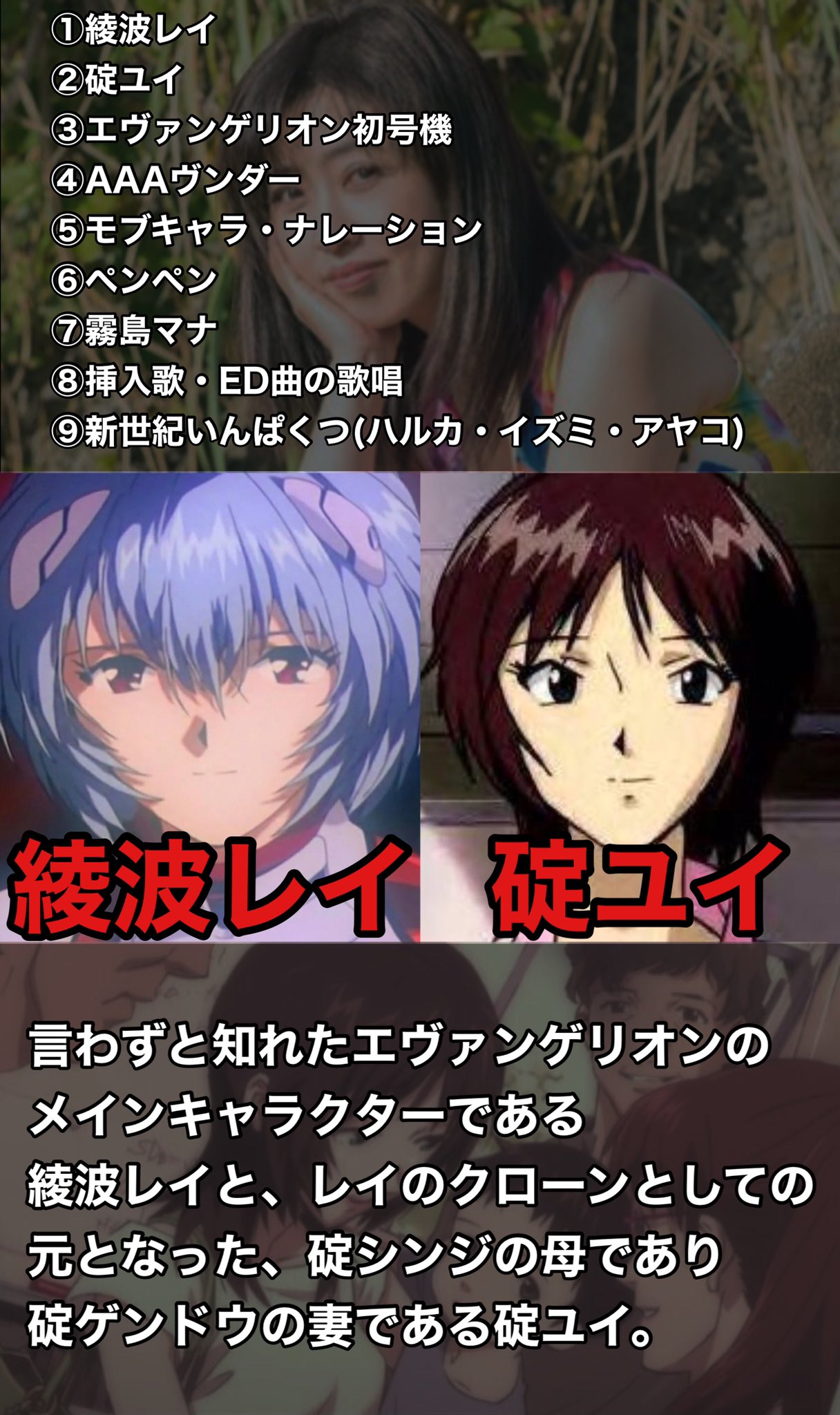 ｴｳﾞｧのサクラコラ Sakuraholic 綾波レイ役の声優 林原めぐみさんが担当したアニメ 新世紀エヴァンゲリオン関連9選 エヴァンゲリオン Evangelion T Co 707jtcpgqe Twitter