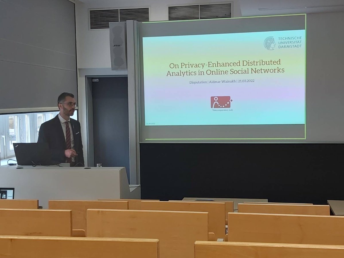 spin_TUDa's tweet photo. It is time to celebrate. Twice! Congrats to  @aidmar_wainakh @nikanta0  the latest SPIN doctors. Both defended their theses with great success last week. Now go out and use your license to apply science! https://t.co/83CfzfOKC3