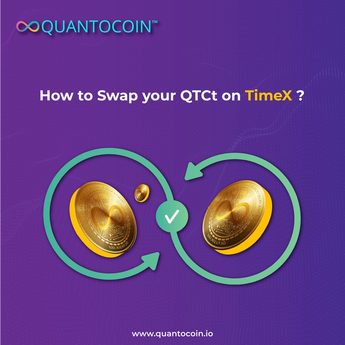 quantocoin's tweet photo. Swapping your #Quantocoin tokens from #Waves to #BinanceSmartChain is 
now possible on @ExchangeTimeX, in just a few fast and easy steps:
👉https://t.co/DVs8kTydUI
#binanceblockchainweek #nft #RSI #blockchain #ETH #BTC #Coinmarketcap
@TheRealSalgado
@PatrickKluivert
@Oficial_RC3 https://t.co/880oZeZdAu