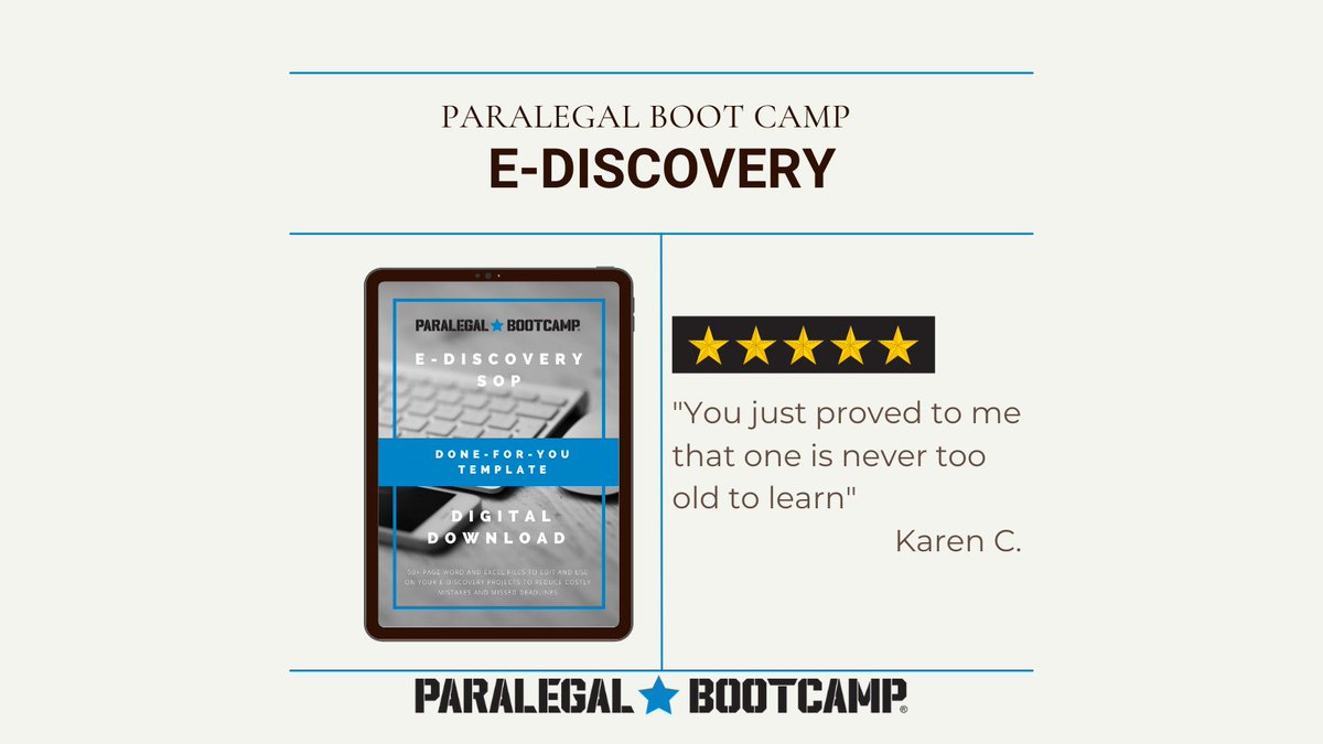 ParalegalBootCamp tweet media