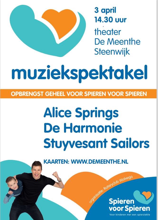 Zondag 3 april <a href="/DeMeenthe/">De Meenthe</a> Steenwijk! Kaarten via demeenthe.nl