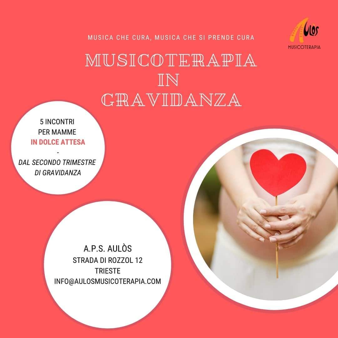 ApsAulos's tweet photo. Mercoledì 6 aprile parte un nuovo ciclo di Musicoterapia in gravidanza 💞
QUANDO: 5 incontri, a partire da mercoledì 6 aprile dalle 11 alle 12
DOVE: in Strada di Rozzol 12 a Trieste
INFO: info@aulosmusicoterapia.com https://t.co/KjqDvcUKxZ