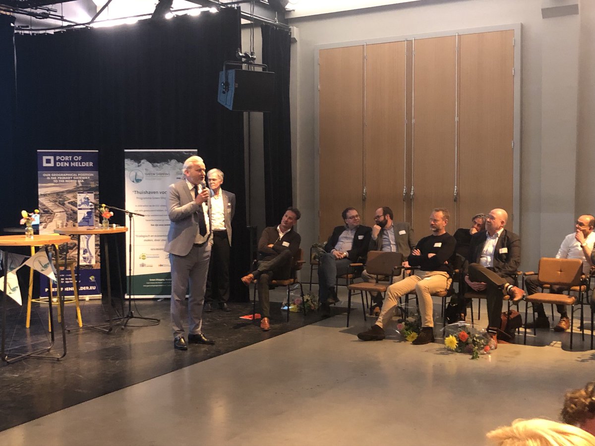 Afsluiting van inhoudelijke deel netwerkbijeenkomst #Greenshippingwaddenzee door wethouder ⁦<a href="/kees_visser/">Kees Visser</a>⁩ Hierna op naar netwerkborrel en rondleiding bij Maritime Evolving Technology Innovation Park #METIP op #Willemsoord in ⁦<a href="/Gem_DenHelder/">Gemeente Den Helder</a>⁩