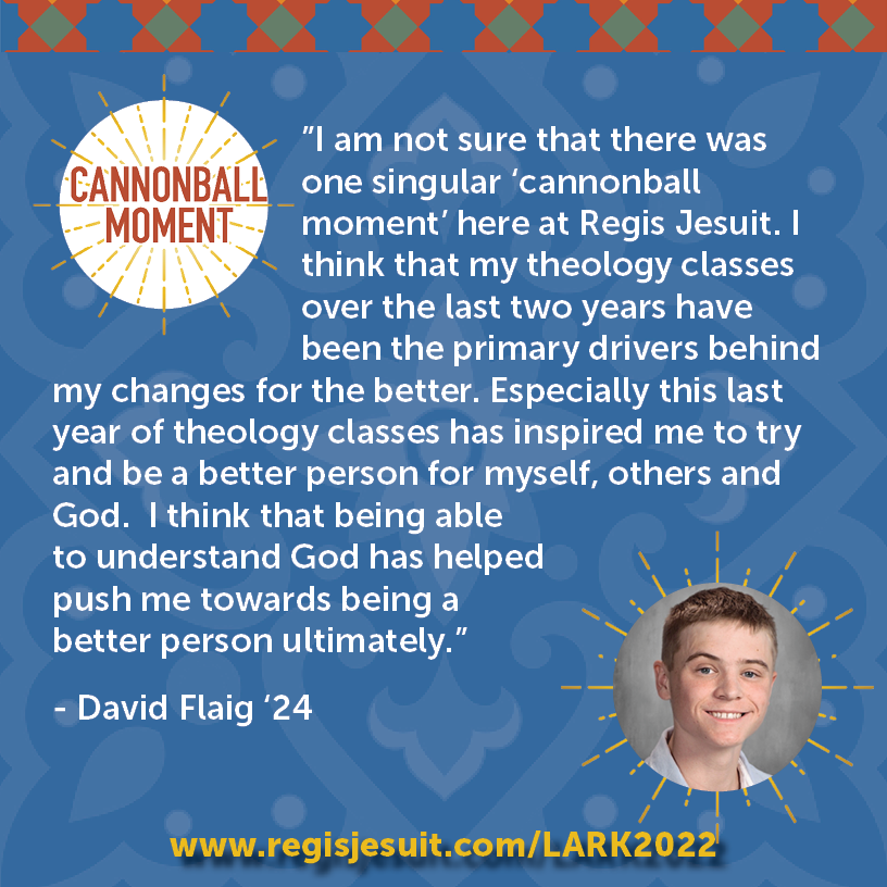 RegisJesuitHS's tweet image. DON'T MISS THIS OPPORTUNITY! There is a still time to sign up to attend tonight's Wine &amp;amp; Whiskey Gift Gathering Party that directly benefits LARK and helps make #CannonballMoments like David's possible. RSVP: regisjesuit.com/LARKWineandWhi… #RJLARK #SupportRJ