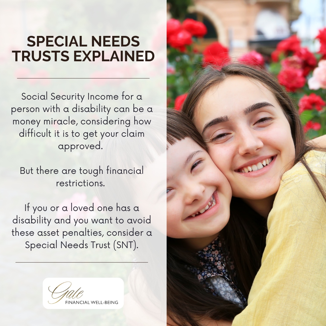 GaleFinancial's tweet photo. 💰Financial planning for individuals with special and unique needs can seem like an uphill battle sometimes...But it doesn't have to be

👨‍👩‍👦We've helped hundreds of clients over the past decade create strong financial foundations for their kids and relatives.

✅Check out... https://t.co/bb4vSxglP5