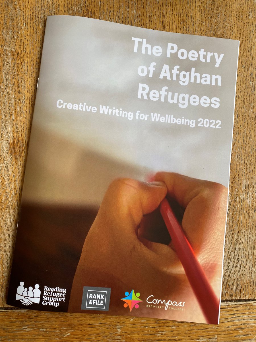 Loving @ReadingRefugees  blog about poetry created by Afghan refugees in Reading. #Creativity & #Wellbeing go hand in hand, so we partnered with excellent @rankandfile_ and RRSG to run this. A testament to the Afghan community &their rich Persian heritage rdguk.info/RefugeePoetryR…