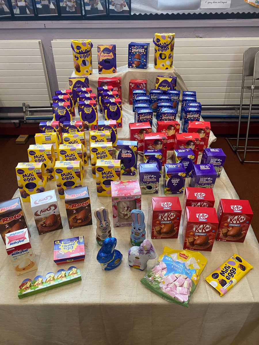 Lots of happy children this afternoon. A big thank you to everyone that donated an egg. We raised an amazing £175.00