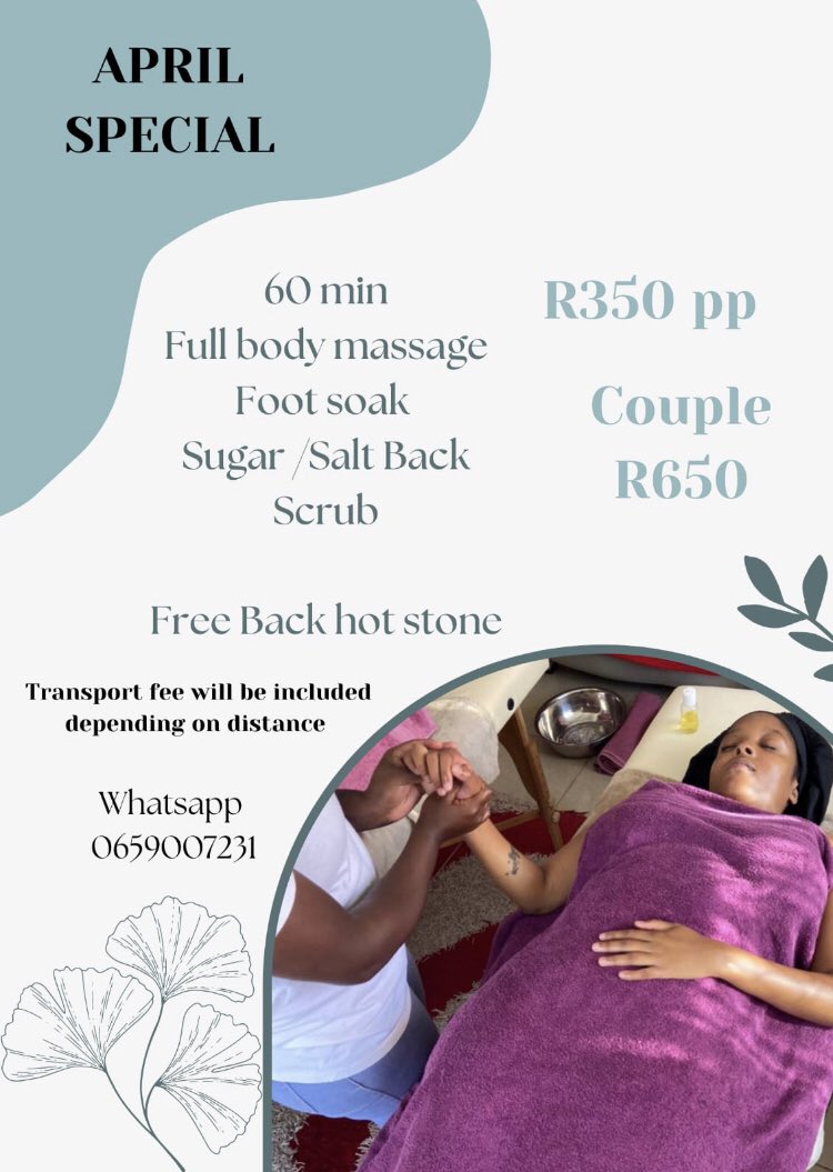 paleghsa's tweet photo. April Specials… Book your Spa day with us🤍💜🤍 #BeautyWithMapsMobileSpa #WeAreMobile https://t.co/wQjf1hndCK