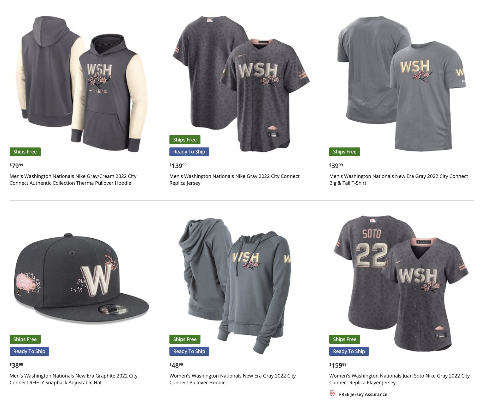 Chris Creamer  SportsLogos.Net on X: SHOP: The Washington Nationals new  2022 #CityConnect collection including jerseys, caps, and more are NOW  AVAILABLE! #MLB #Nike #Natitude #Nats #Nationals Click here to shop or