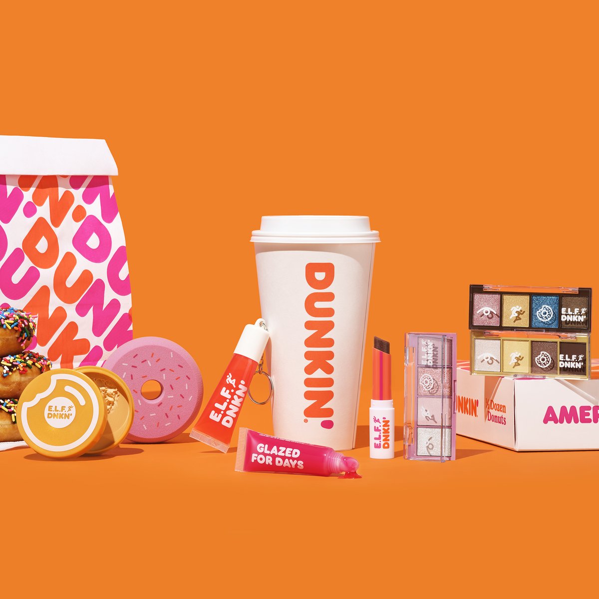 elfcosmetics's tweet photo. WAKE UP &amp; MAKEUP 🍩💄☕️ e.l.f. runs on @dunkindonuts drops 3/31/22 on our site, exclusively available to our Beauty Squad loyalty program members 🤩

Coming to @ultabeauty 4/3/22 online &amp; in-stores.

Sign up for Beauty Squad to be the first to shop: https://t.co/TPi9urZdRU https://t.co/dIagOxL3Pm