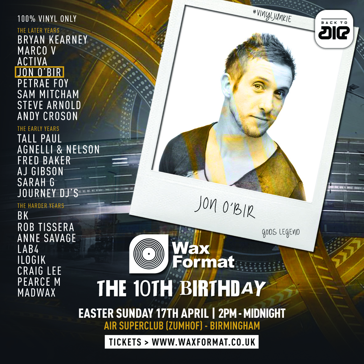 Hello!

Back again you say? Well, it IS at the old Godskitchen venue, Air.

It would be rude not to!