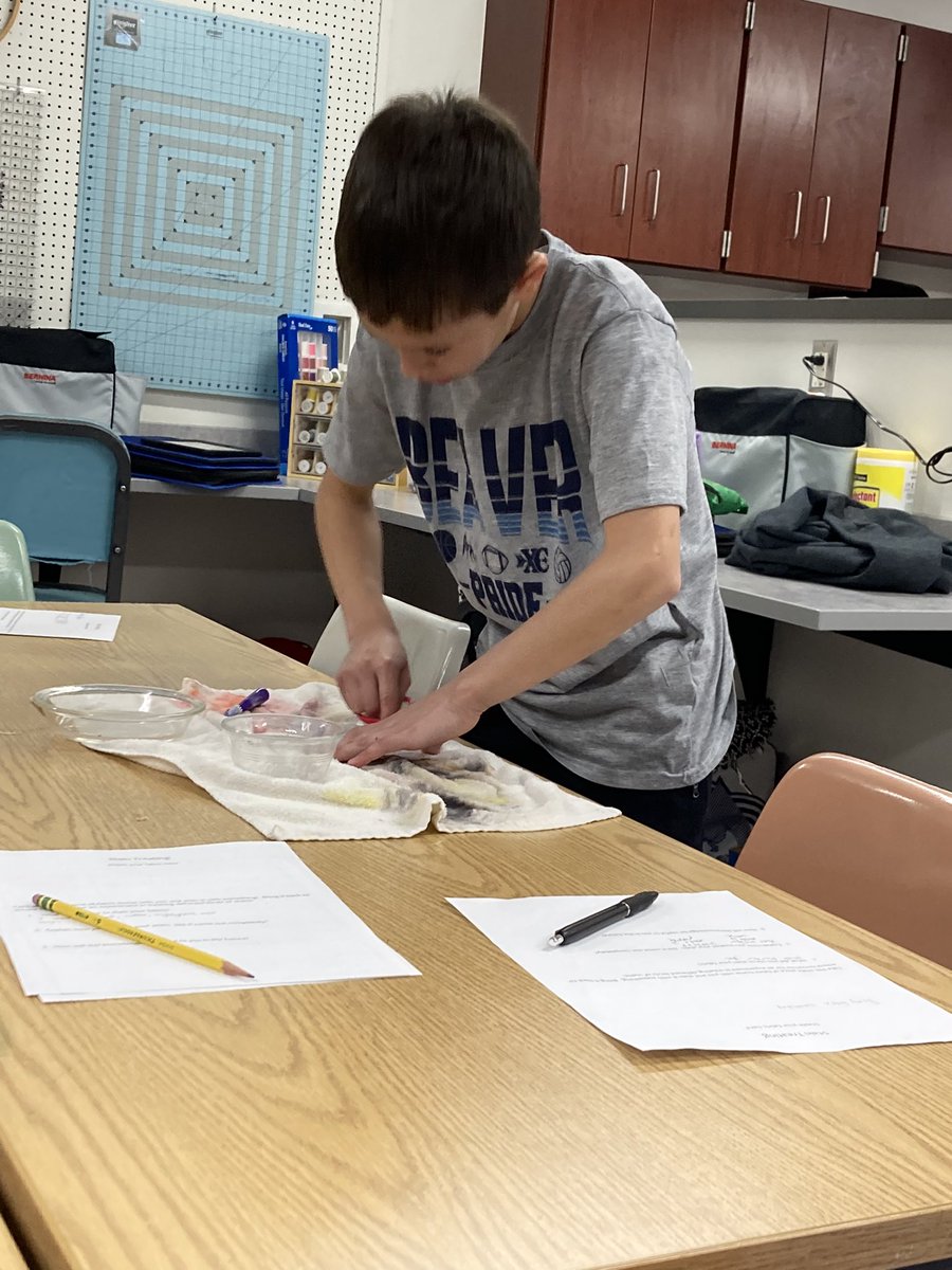 SCMS466MKough's tweet photo. @SCMS466 Don’t let them tell you any different-the 6th grade is experimenting with ways to remove laundry stains! #dirtylaundry https://t.co/Gq4gzRRORO