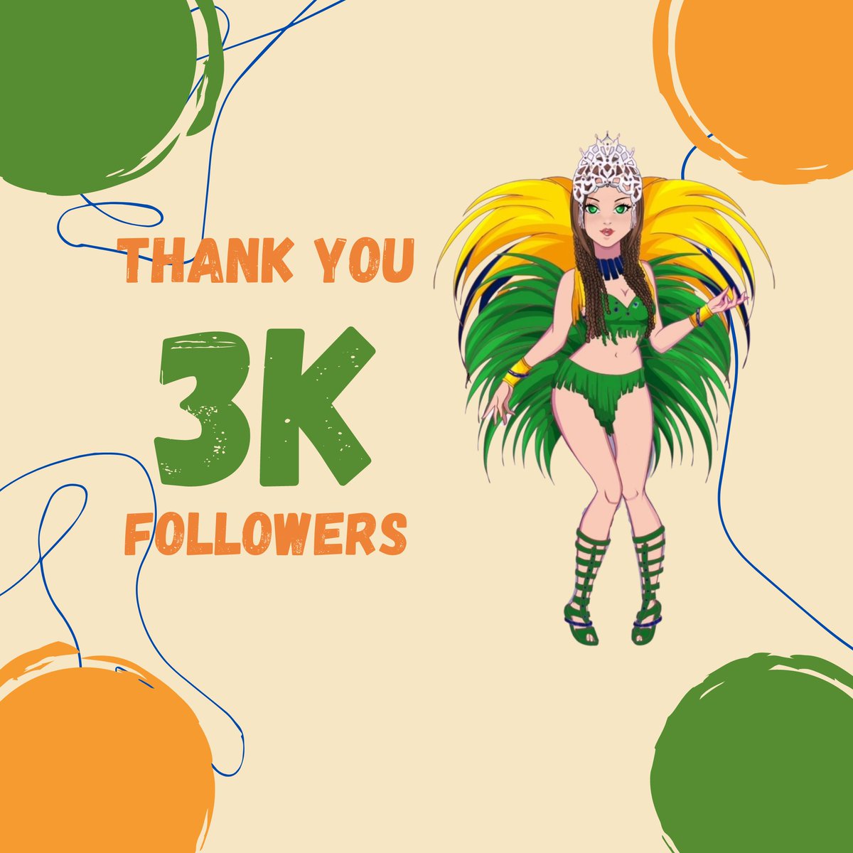 LadyLena_BR's tweet photo. Thank you so much for the support! 
💚🙏🏻💛 https://t.co/YGUQpA9EXe