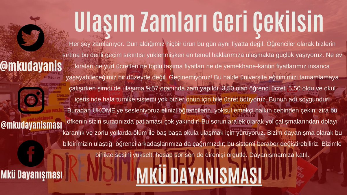 Bu sistemi beraber değiştirebiliriz. Bizimle birlikte sesini yükselt, hesap sor sen de direnişi örgütle. #dayanışmayakatıl