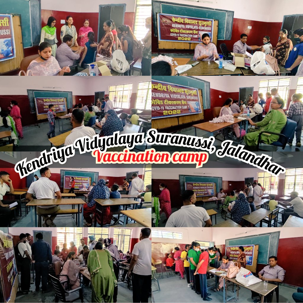 suranussi's tweet photo. VACCINATION SAVES LIVES AT EVERY STAGE OF LIFE
#VACCINATION CAMP FOR 12+ YEAR STUDENTS@kvsuranussi#
@kvsrochd #KVS_HD #Devakumar1965 https://t.co/J0slHwaLkn