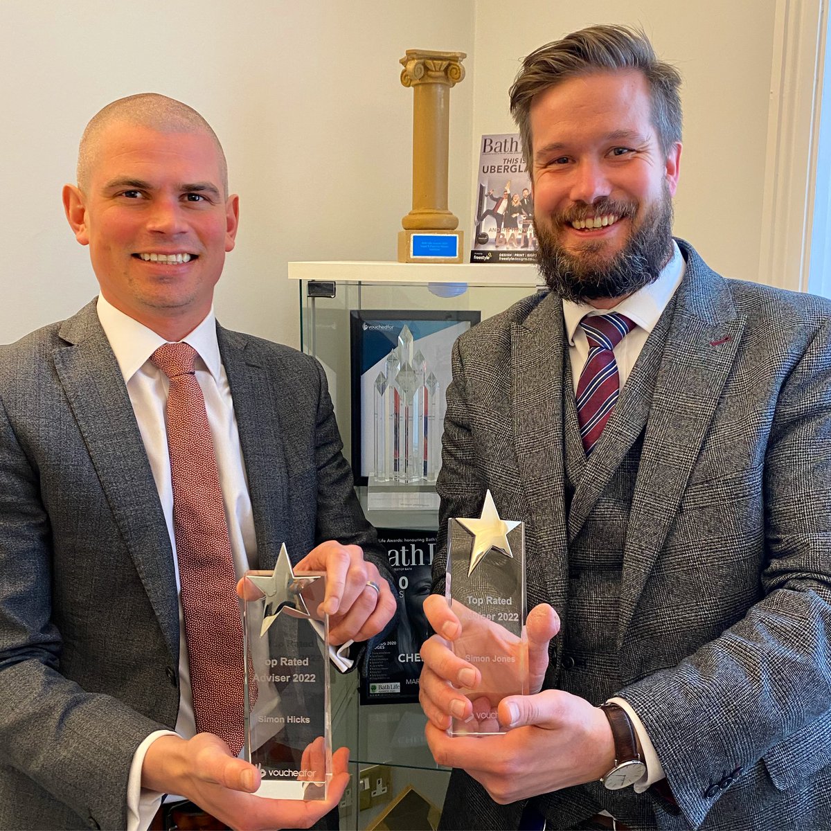 UnividualLtd's tweet image. Excited to announce two of our Chartered Financial Planners, @SimonUnividual (Left) and @SimonJUnividual (Right) have been announced as The Top Rated #FinancialAdvisers as featured in @thetimes. This list is devised by @VouchedFor who collate client reviews
#simplythebest