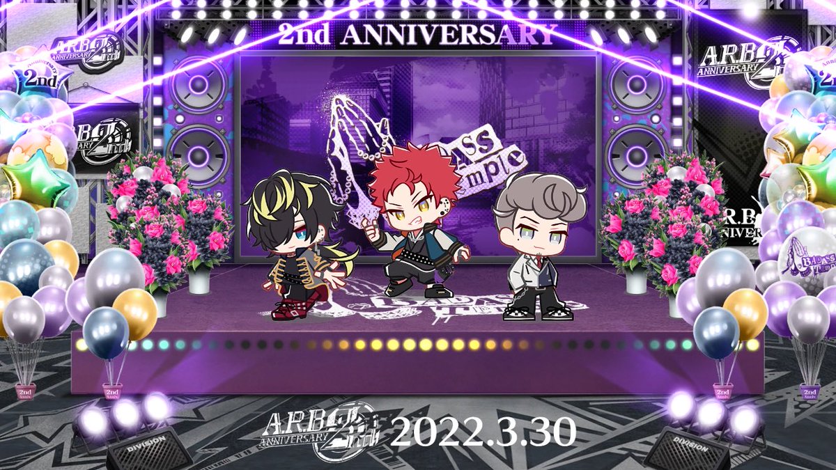 noirgeist's tweet photo. #ヒプマイARB2周年
#ARB_FlowerStage

▼色紙やアクリルスタンド当たる！応募は3/31(木)10:59まで…！
https://t.co/yWQV9PwF8T https://t.co/mqNtE7mkKA