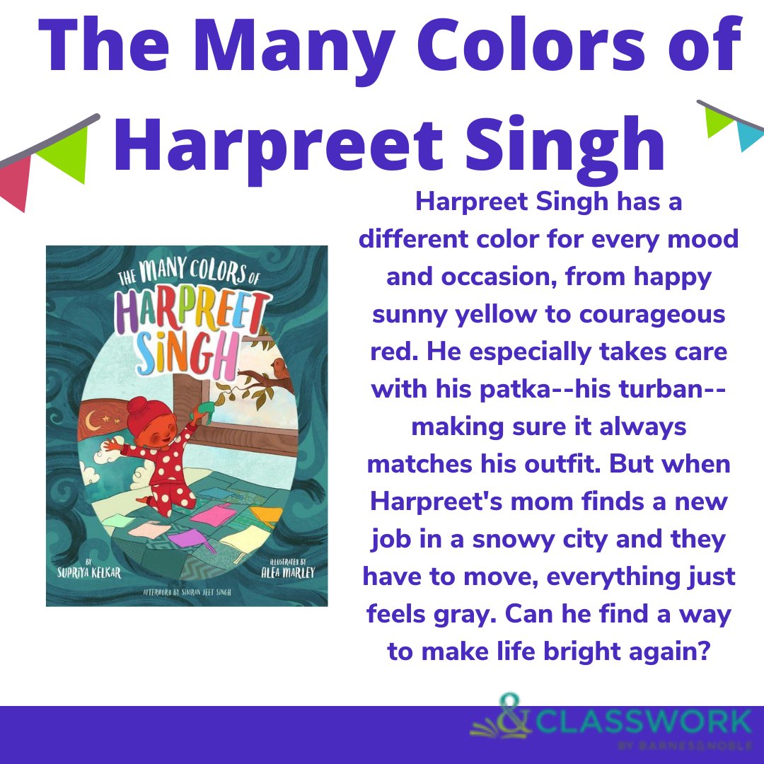 <a href="/ogemora/">✨Oge Mora✨</a> <a href="/LittleBrownYR/">Little, Brown Young Readers</a> <a href="/MarkPett/">Mark Pett</a> <a href="/garyrubinstein/">Gary Rubinstein</a> <a href="/SourcebooksKids/">Sourcebooks Kids</a> <a href="/GreenwillowBook/">Greenwillow Books</a> <a href="/penguinkids/">Penguin Kids</a> <a href="/gpatmiller/">Pat Miller</a> <a href="/AlbertWhitman/">Albert Whitman & Co.</a> <a href="/LEEandLOW/">Lee & Low Books</a> <a href="/SusanLRothBooks/">Susan L. Roth</a> <a href="/JonGordon11/">Jon Gordon</a> @fcadan <a href="/JimmyPage37/">Jimmy Page</a> <a href="/WileyGlobal/">Wiley</a> <a href="/CorneliusvanW/">Cornelius Van Wright</a> <a href="/yinghwahu/">Ying-Hwa Hu</a> <a href="/PuffinBooks/">PuffinBooks</a> <a href="/susanverde/">Susan Verde</a> <a href="/peterhreynolds/">Peter H. Reynolds</a> <a href="/abramskids/">ABRAMS Kids</a> <a href="/kidauthorsmith/">Bryan Smith</a> <a href="/BoysTownPress/">Boys Town Press</a> <a href="/_parkercurry/">Parker Curry</a> <a href="/aladdinpub/">Aladdin Publications</a> <a href="/SimonKIDS/">Simon Kids</a> <a href="/debbielevybooks/">Debbie Levy</a> <a href="/HarperChildrens/">HarperKids</a> <a href="/margotshetterly/">Margot Lee Shetterly</a> <a href="/BNBuzz/">Barnes & Noble</a> <a href="/staceyabrams/">Stacey Abrams</a> <a href="/kitt_thomas_art/">kitt 🌻 thomas</a> <a href="/charlesbridge/">Charlesbridge</a> @cynthiachinlee It's Wednesday which means one thing - time for another #SELSpotlight! Today's title is The Many Colors of Harpreet Singh by @supriyakelkar_ which teaches us all about feelings! What color do you wear when you feel happy or sad? ❤️🧡💛💚💙💜🤎🖤🤍