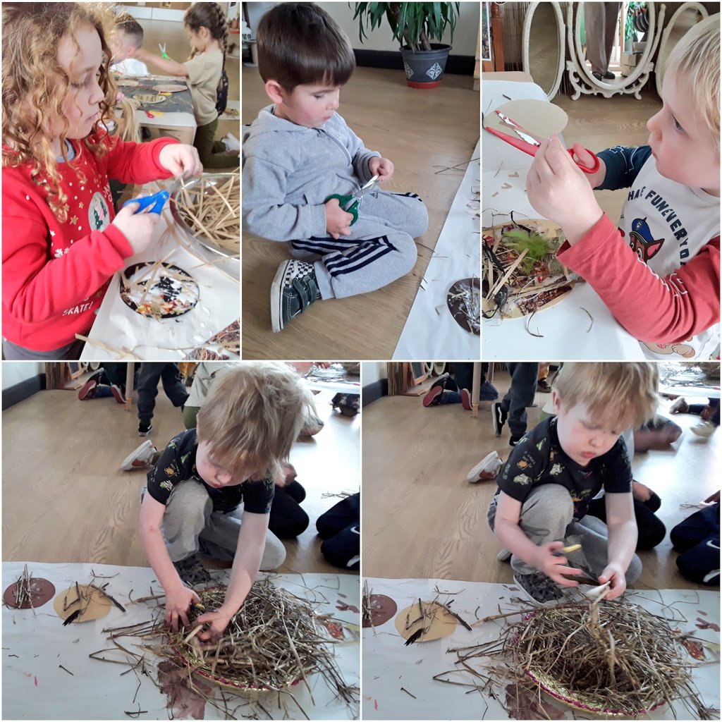 AshbridgeMaxy's tweet photo. Can you see the high levels of engagement & concentration on each of their beautiful faces! #bestmoments #atelier #workinginbiggroups @NDNAtalk #Discoverybasedlearning #openendedoppertunities https://t.co/qRzXpjRHBL