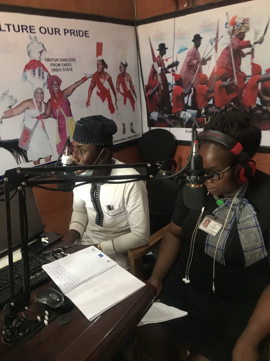 for_upline's tweet photo. Discussion Update on CVR Drive and Voters' Education supported by @EiENigeria @ Breez 91.9 FM, Akure Ondo State.
@SituationRoomNg
@PLACNG @cleenfoundation
#MobilizingPeople
#GoOutAndRegister https://t.co/6RCbVBnToQ