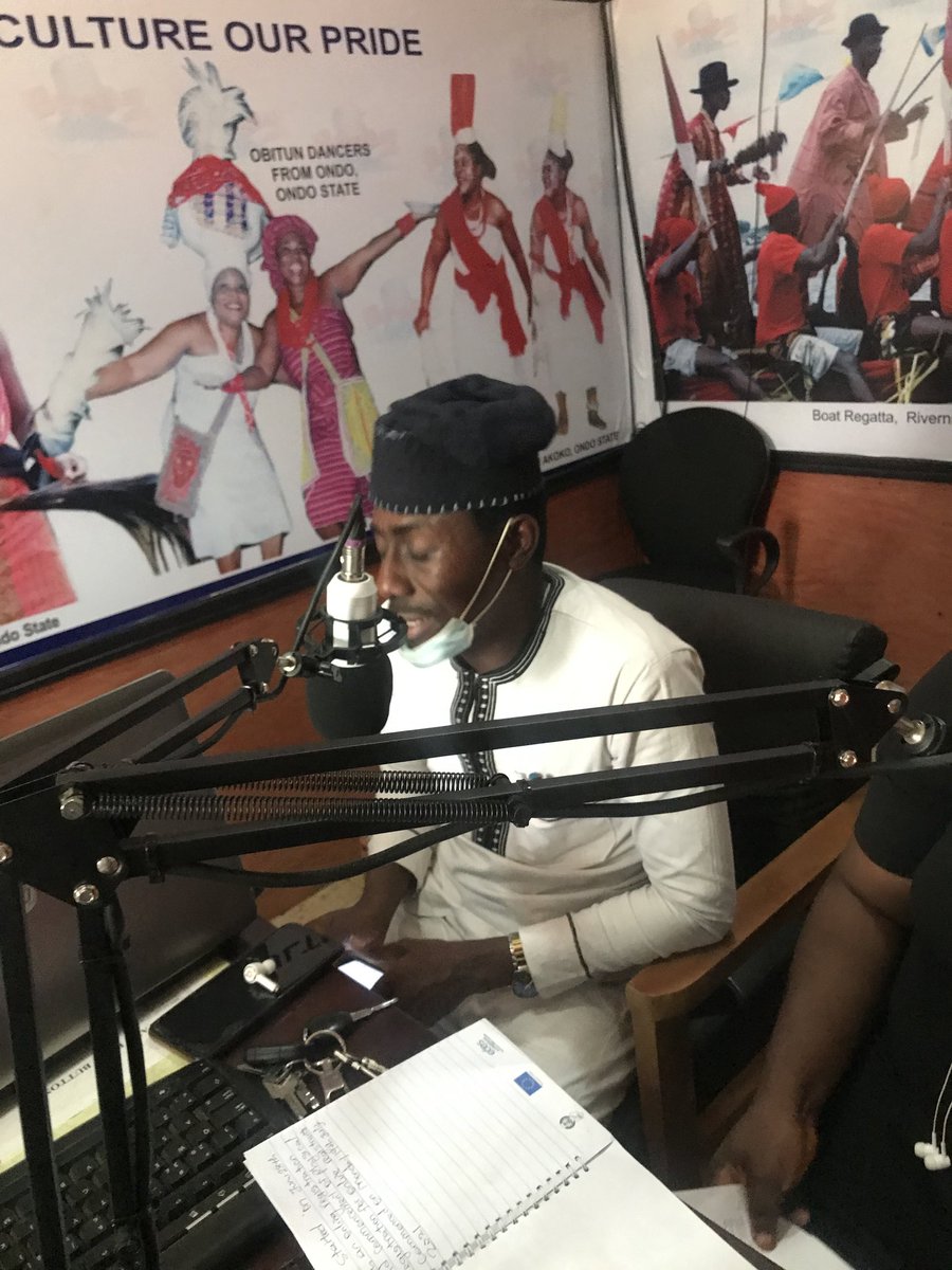 for_upline's tweet photo. Discussion Update on CVR Drive and Voters' Education supported by @EiENigeria @ Breez 91.9 FM, Akure Ondo State.
@SituationRoomNg
@PLACNG @cleenfoundation
#MobilizingPeople
#GoOutAndRegister https://t.co/6RCbVBnToQ