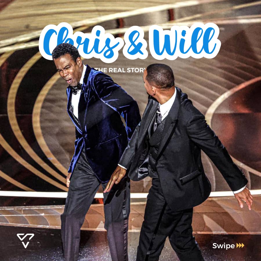 technovilleHQ's tweet photo. We're glad to provide you the real story behind Chris Rock and Will Smith.
Who's side are you on?
.
.
.
.
#innovative #techfacts #techmemes #techmemes #techmemeshere #technoville #chrisrock #willsmith #oscars2022 #tech #explorepage #fun #memes #google #startups #naijatech https://t.co/QjVC2uZlGe