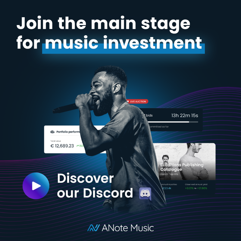 anotemusic's tweet photo. Looking to unlock new streams of revenue while listening to music? Discover ANote Music and join our Discord community to learn everything about music investment.

RT if you like passive income 💙 and follow us.