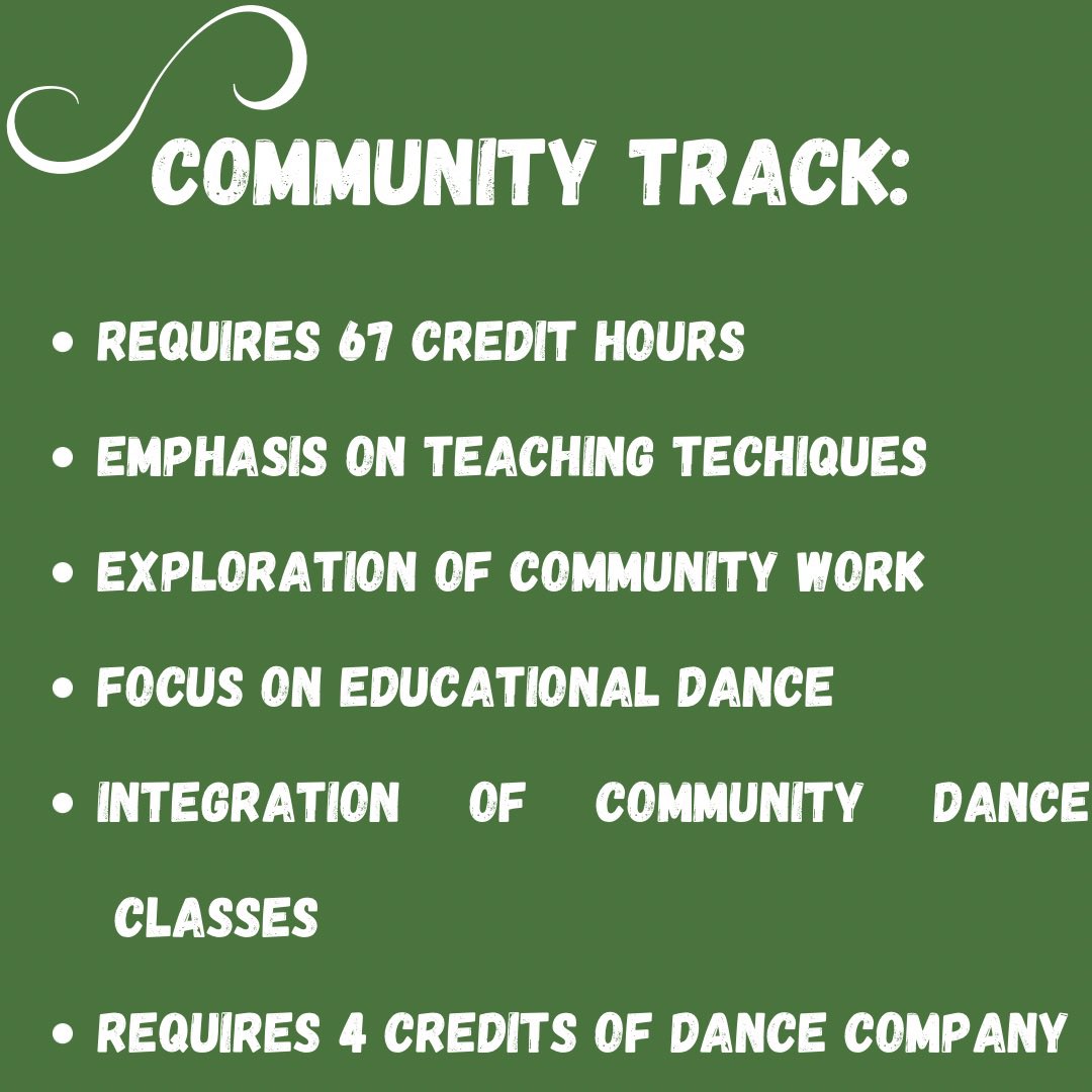 CSUDanceOhio's tweet photo. Which track is right for you? #engagedlearning https://t.co/Ym9kGb09rn