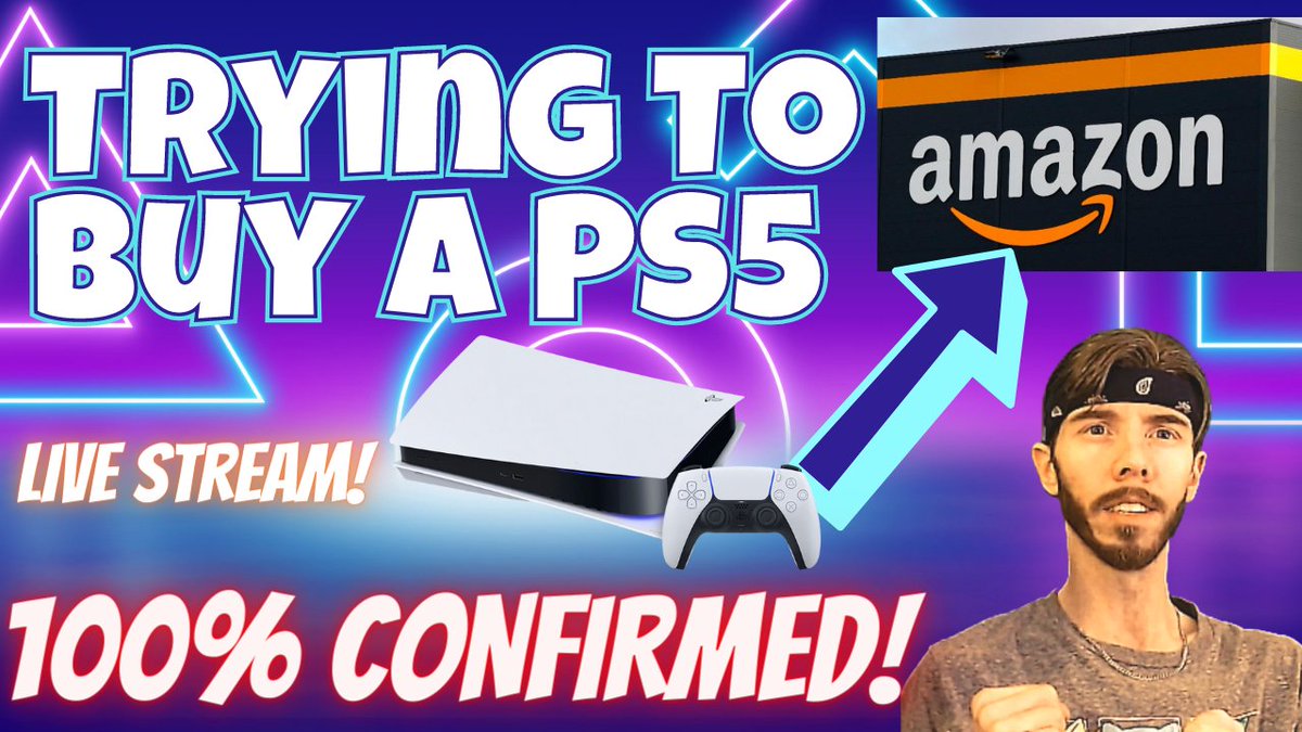 Amazon PS5 Restock Live Stream Starts RIGHT NOW:
youtube.com/watch?v=z-QvDS…
Don't miss the finger guns ;)