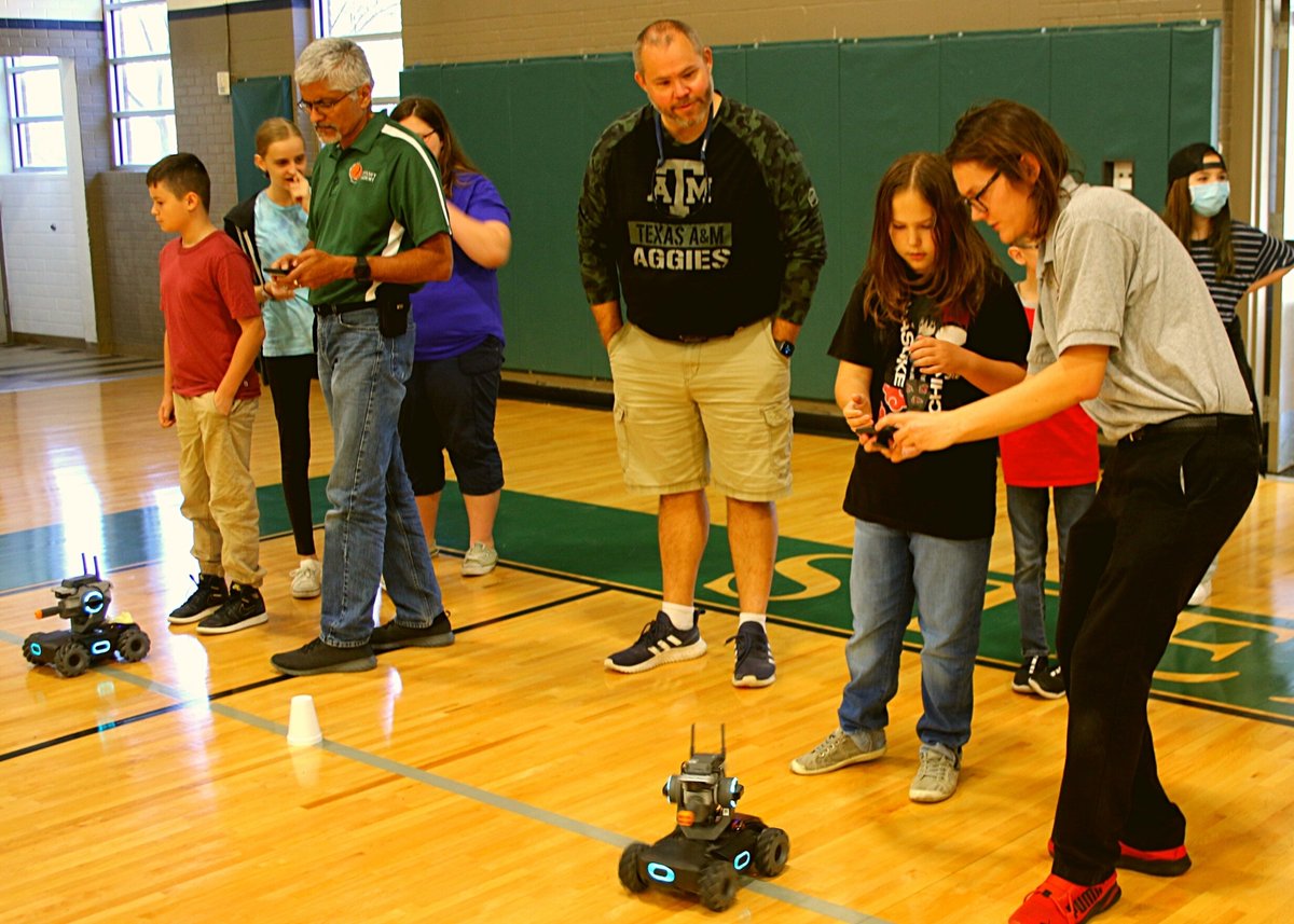 Bryan ISD (@bryanisd) on Twitter photo Thanks to Texas A&M RoboMasters for talking all things robots with our <a href="/SFAMiddleSchool/">SFA School</a> in Bryan ISD Odyssey students!
Prepare for more exciting STEM displays at the Bryan ISD Showcase this Friday, April 1, in Downtown Bryan from 5:30 p.m.-8:00 p.m. (facebook.com/events/6726090…) Thanks to Texas A&M RoboMasters for talking all things robots with our <a href="/SFAMiddleSchool/">SFA School</a> in Bryan ISD Odyssey students!
Prepare for more exciting STEM displays at the Bryan ISD Showcase this Friday, April 1, in Downtown Bryan from 5:30 p.m.-8:00 p.m. (facebook.com/events/6726090…)