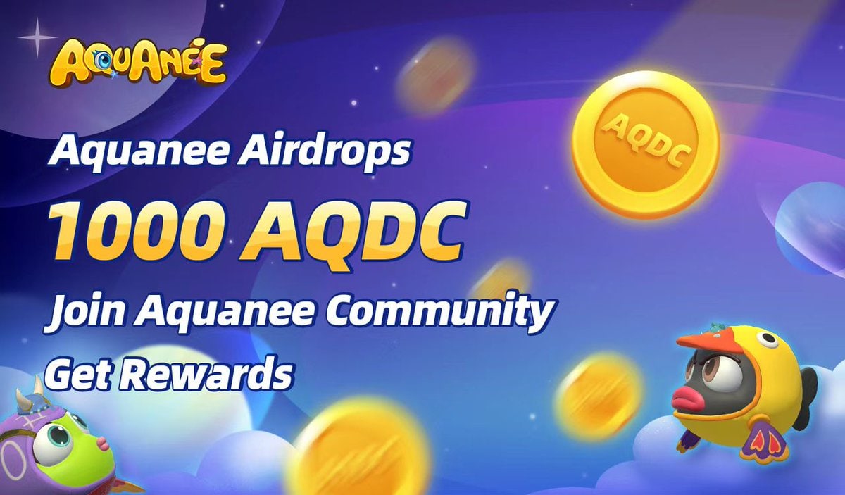 airdropblogs's tweet photo. #Airdrop: Aquanee (AQDC)
Reward: 1 AQDC
Referral: 1 AQDC
Winners: 1,000 random

Airdrop Link: https://t.co/AnwFGFcHcA

- Follow @aquanee
- Distribution date: after listing exchange

Website: https://t.co/la4EWVqzIg https://t.co/OX0lW24utF
