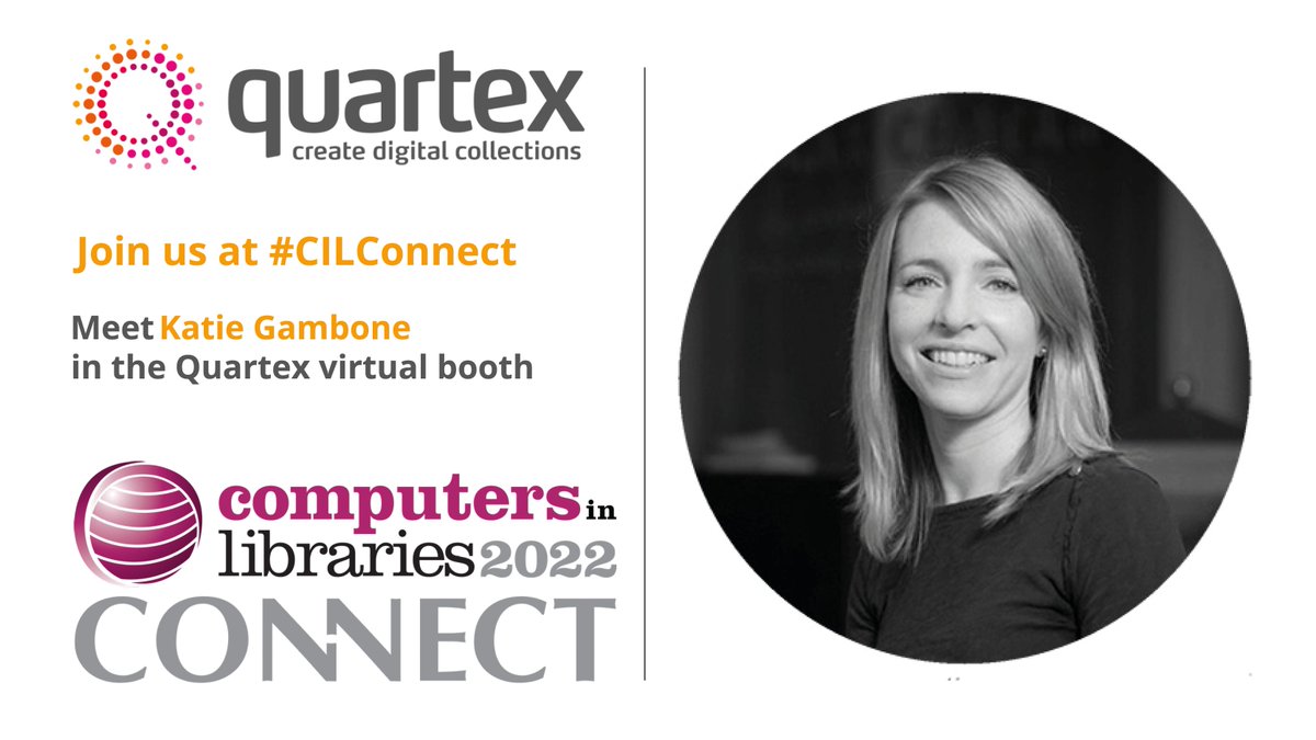 QuartexNews's tweet photo. The #CILConnect exhibition hall is now open for Day 2 - call into the #Quartex booth and check out our videos and downloads. We look forward to connecting with you! @LibConf https://t.co/OzndzjmLMH