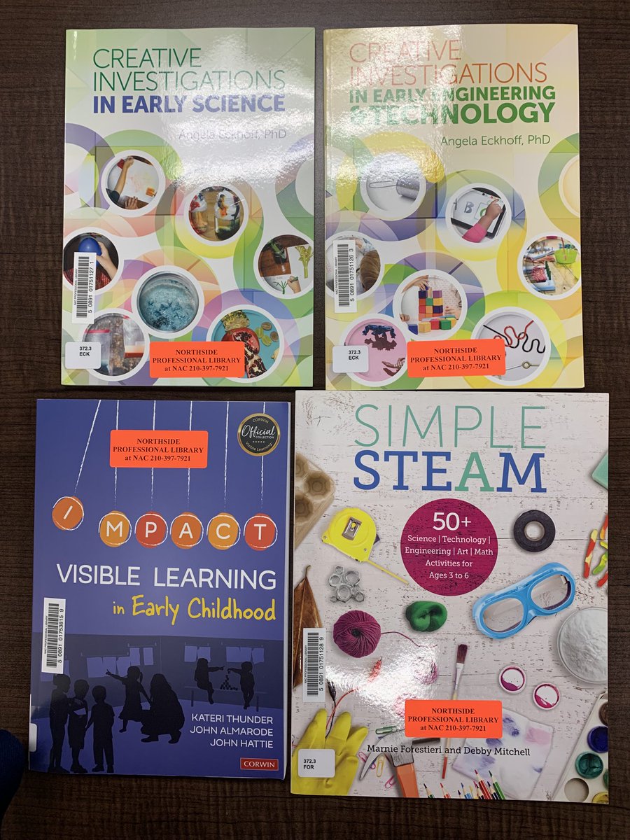 NACProfLibrary's tweet photo. More new books to promote engagement in our youngest learners! Available in the NAC Professional Library. ⁦@NISDTeachLearn⁩ ⁦@NISD_ECE⁩ https://t.co/yJW0o5HFsI