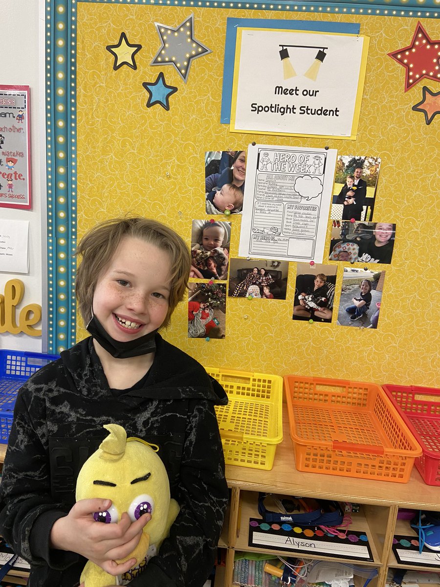 JennBottoms's tweet photo. This week’s spotlight student likes playing basketball and he wants to be a chef when he grows up! He’d love to have the superpower of teleporting and his heroes are his parents. #spotlightstudent @WTBobcats https://t.co/a3i6LUF57g