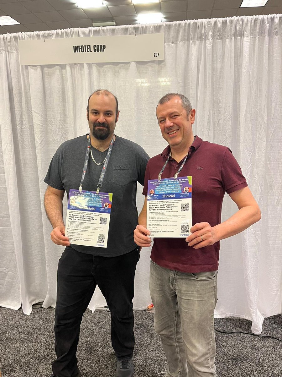 Infotelcorp's tweet photo. Last day at #SHAREdal. Packing up to go home, but one last event to do - Craig and Morgan's presentation on #datagovernance.  #SHAREDallas #mainframe https://t.co/YxGpYI4J07 https://t.co/THUheG9vhk