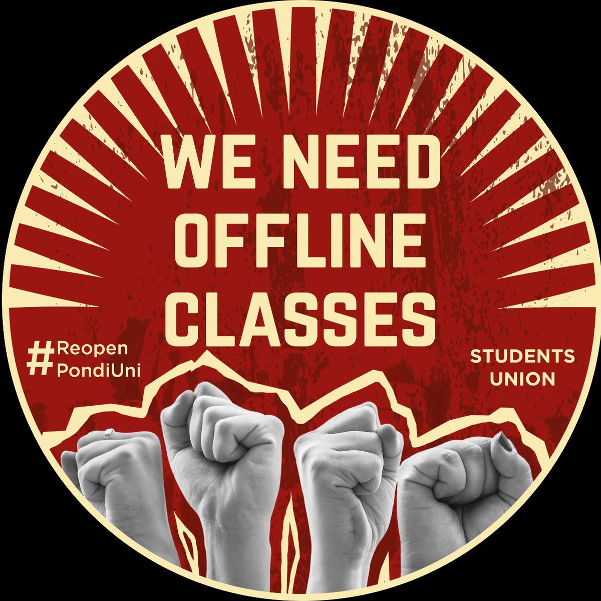 shafiparad12's tweet photo. Can't tolerate the pressure of online classes anymore.
WE WANT OFFLINE CLASSES
#reopen_pondiuni 
@GurmeetSinghVC 
@msf_pondiuni @PondicherryU 
@ugc_india https://t.co/9uzShvR4PY