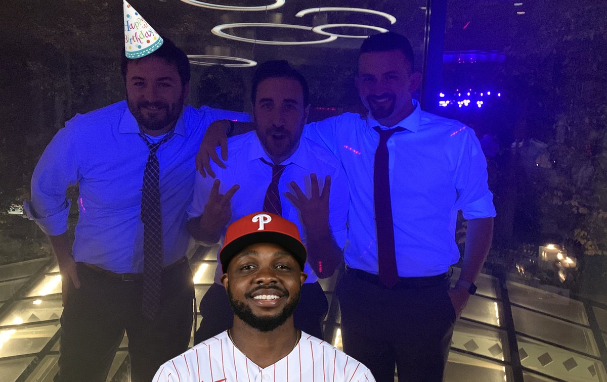 NOFANSFC69's tweet photo. Happy birthday to one of the founders of the #RQFC @MDub_20 I hope you get the best birthday present ever: Roman returning to the @Phillies #DoItDaveyD https://t.co/6QvKYz8cFJ