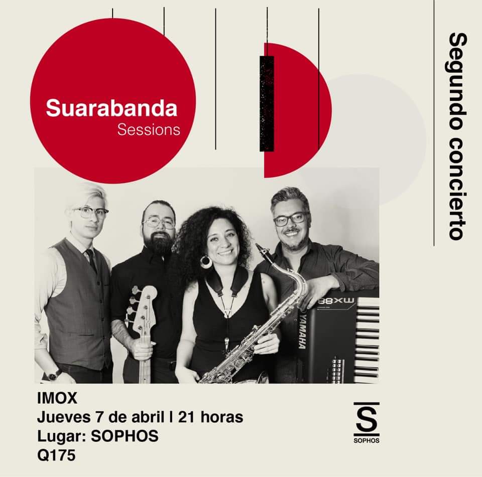 Luego de una pausa de conciertos en vivo, estamos muy contentos de invitarles a esta presentación que tendremos el 7 de Abril en <a href="/sophosenlinea/">SOPHOS librería</a> a las 9pm como parte de las Sesiones Suarabanda.  Más información y registro aquí 👉 bit.ly/35jqDvF 

¡Los esperamos!