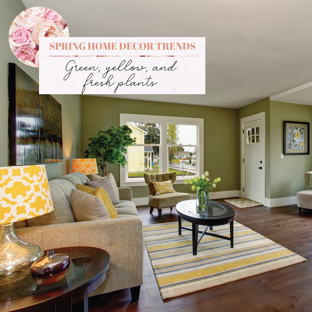 RealEstateWolfe's tweet photo. Green, yellow, and fresh plants are here to get your house ready spring. https://t.co/moOMcsiE0E