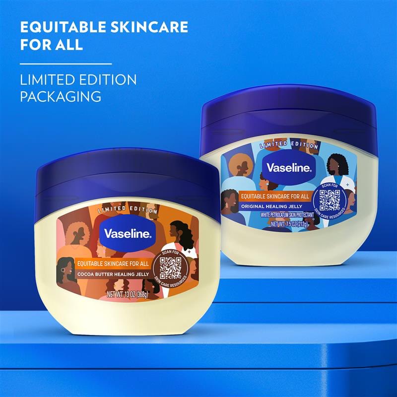 Same amazing healing jelly, new packaging! 

Our Limited-Edition Equitable Skincare for All packaging features a QR code that takes you to brand partner HUED's Dermatologist Finder Tool. This tool ensures you have access to culturally competent skincare resources in your area!