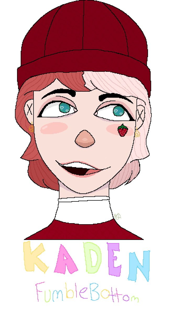 XylophoneWithAZ's tweet photo. SURPRISE KADEN ART WOOHOO
-
-
#kaden #fumblebottom #kadenfumblebottom #fanart #art #pixelart #pixel #ibispaint @kadenfumblebttm https://t.co/PjOYfRmDMz