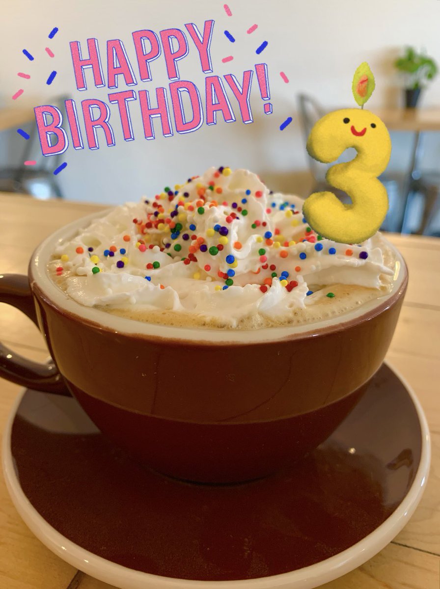Happy 3rd Birthday to us! 🥳 We are so grateful to be here and it has been such an amazing experience serving the community. We have the best caring staff who believes in coffee and community. Together we are making a difference. 🤎

Thank you for all YOUR support!