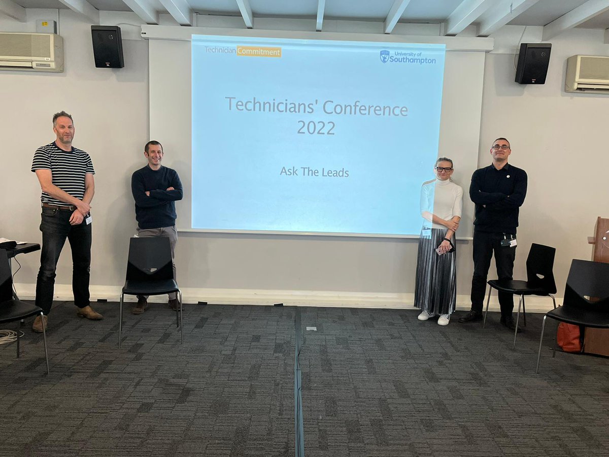 SotonTechs's tweet photo. Don't miss the opportunity to meet the Leads and talk all things Technicians Commitment! #TechsConference2022 https://t.co/RXgUpq5H0N