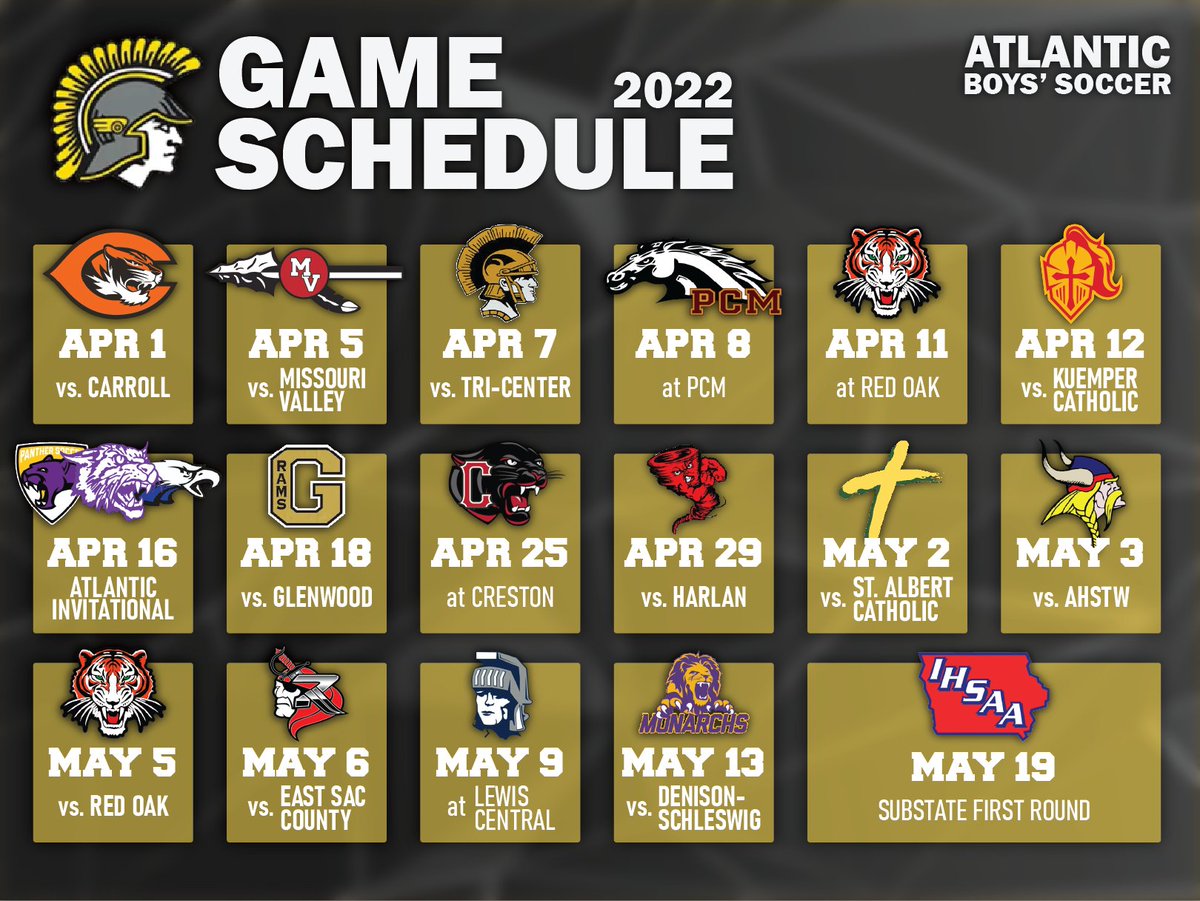 Here is the game schedule for the 2022 season. Big shoutout to former player <a href="/evanbrummer/">uɐʌǝ</a>  for this edit!
