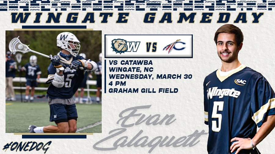 WU_Bulldogs's tweet photo. GAMEDAY for @WingateLacrosse 🥍!!

🆚 @CatawbaIndians 
📍 Wingate, NC
⏰ 4 PM
📽️ https://t.co/NVXdyl6yB2
📊 https://t.co/O7AsFaLllL
📰 https://t.co/vp6T46lfNr

#OneDog #WUMLAX https://t.co/LZ10481rM0